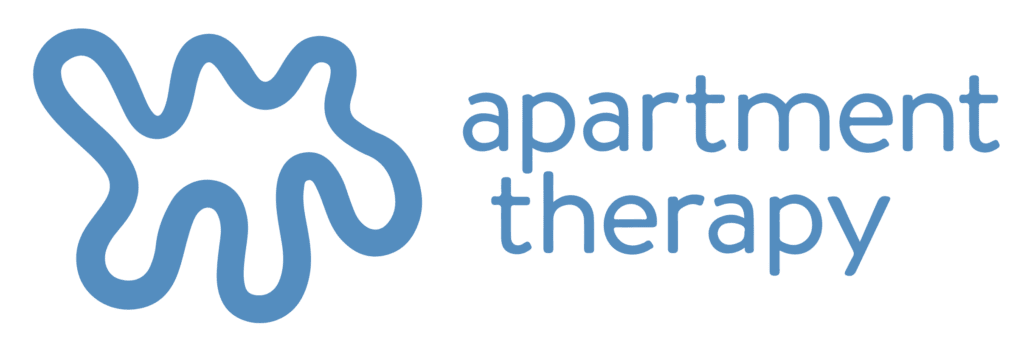 Apartment Therapy logo in blue