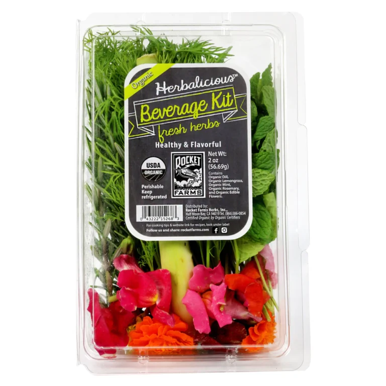 Rocket Farms Floral Beverage Herb Kits